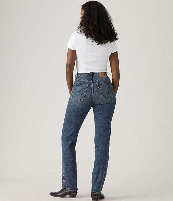 Levi's® 501 Curve Straight Leg Denim Jeans Product Image