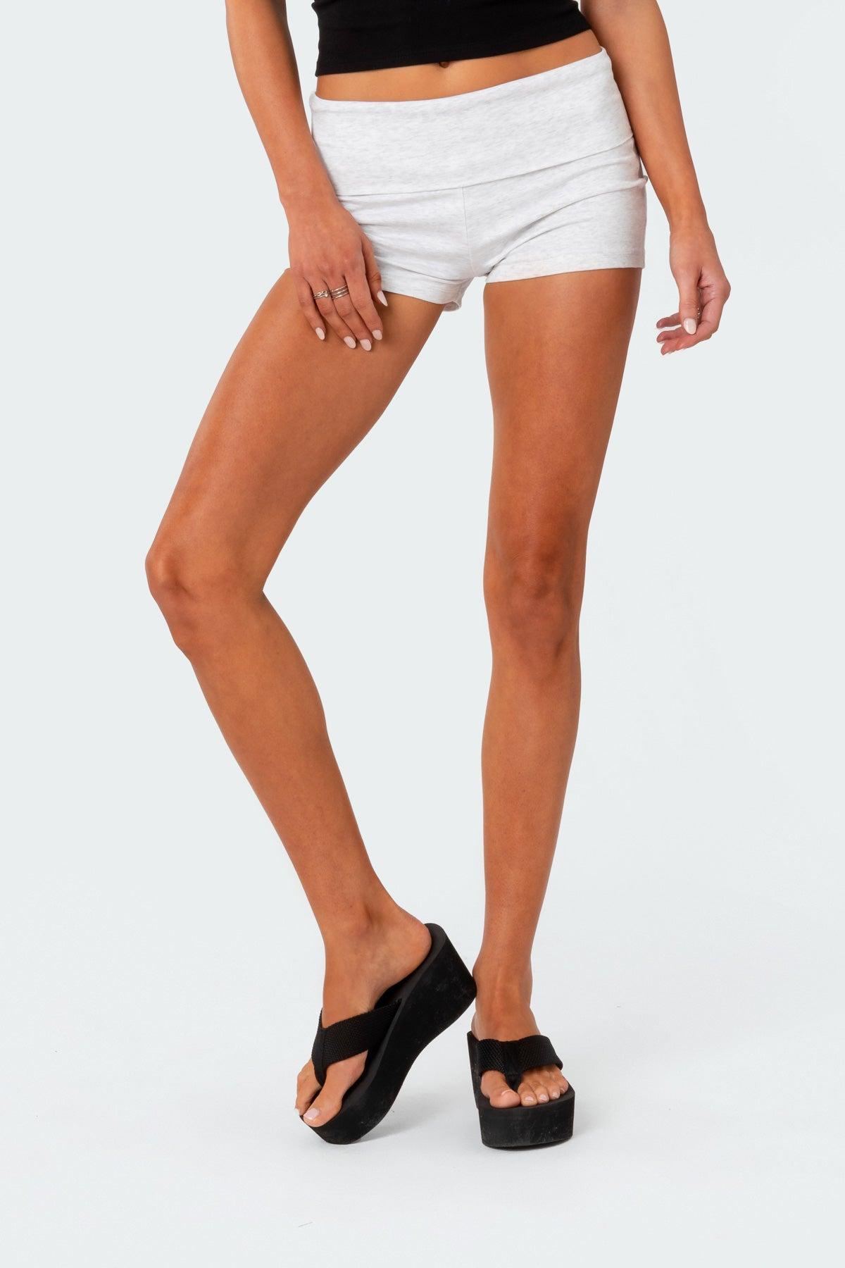 I Love Me Fold Over Shorts Product Image