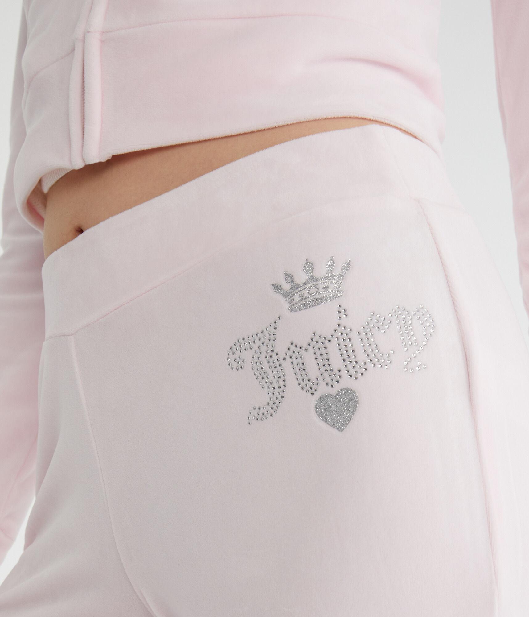 Juicy Couture Bling Velour Track Pants Product Image