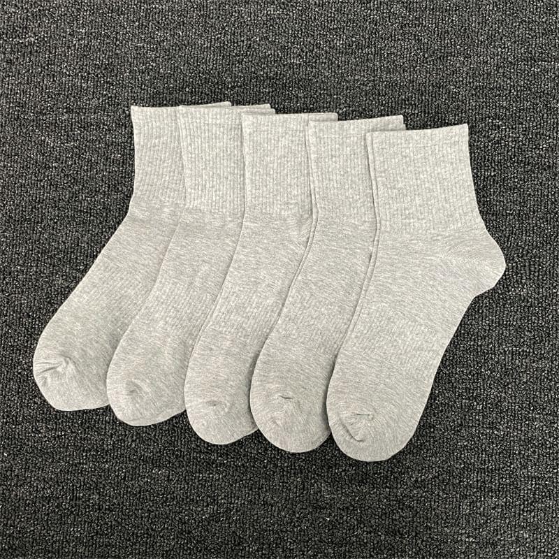 Plain Crew Socks Set Product Image