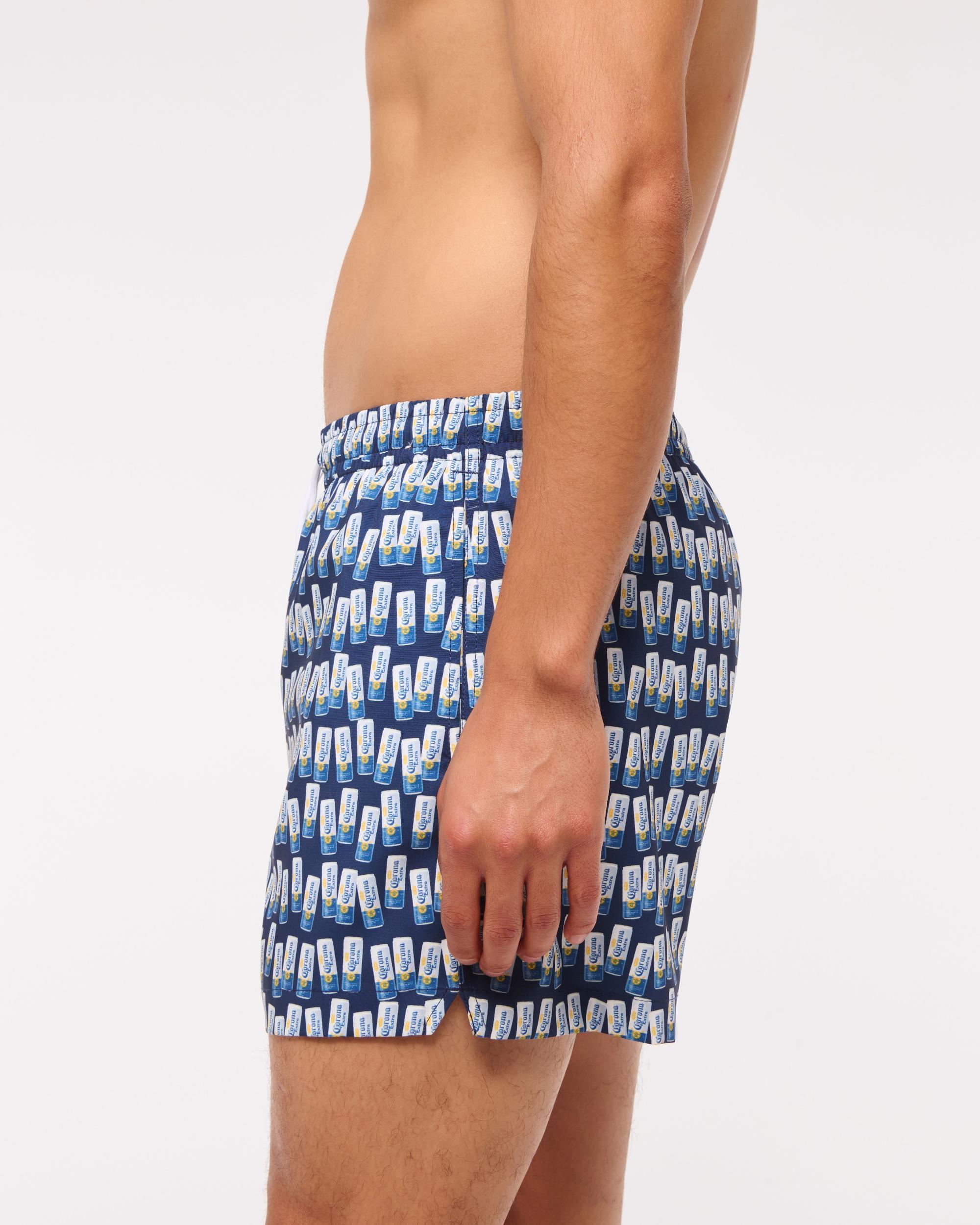 Pull-On Micro-Seersucker Swim Trunk Product Image