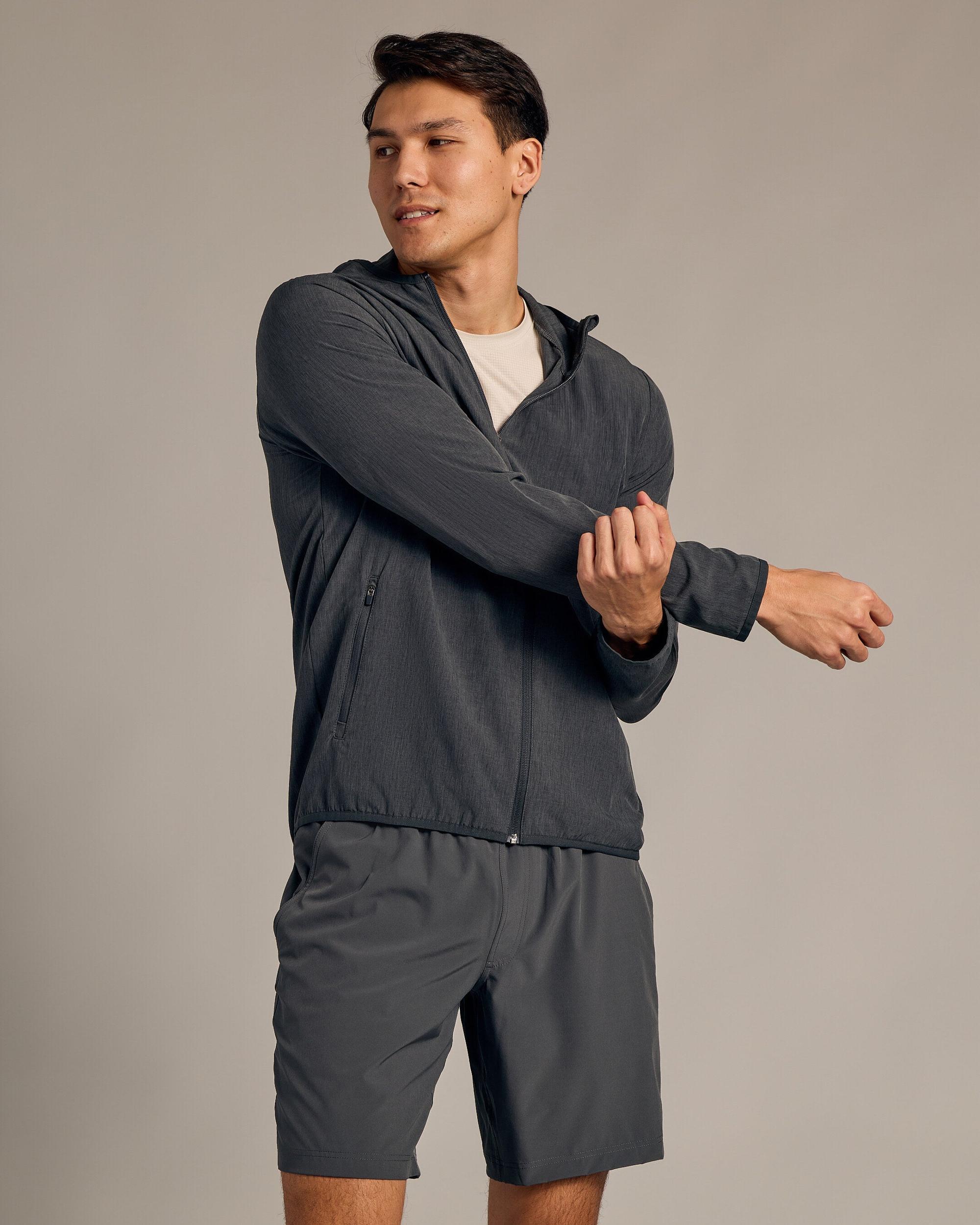 Charcoal Heather Gray Active Shell Jacket Product Image
