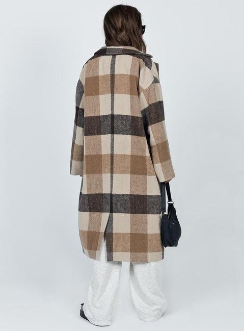 Penelope Coat Beige Product Image
