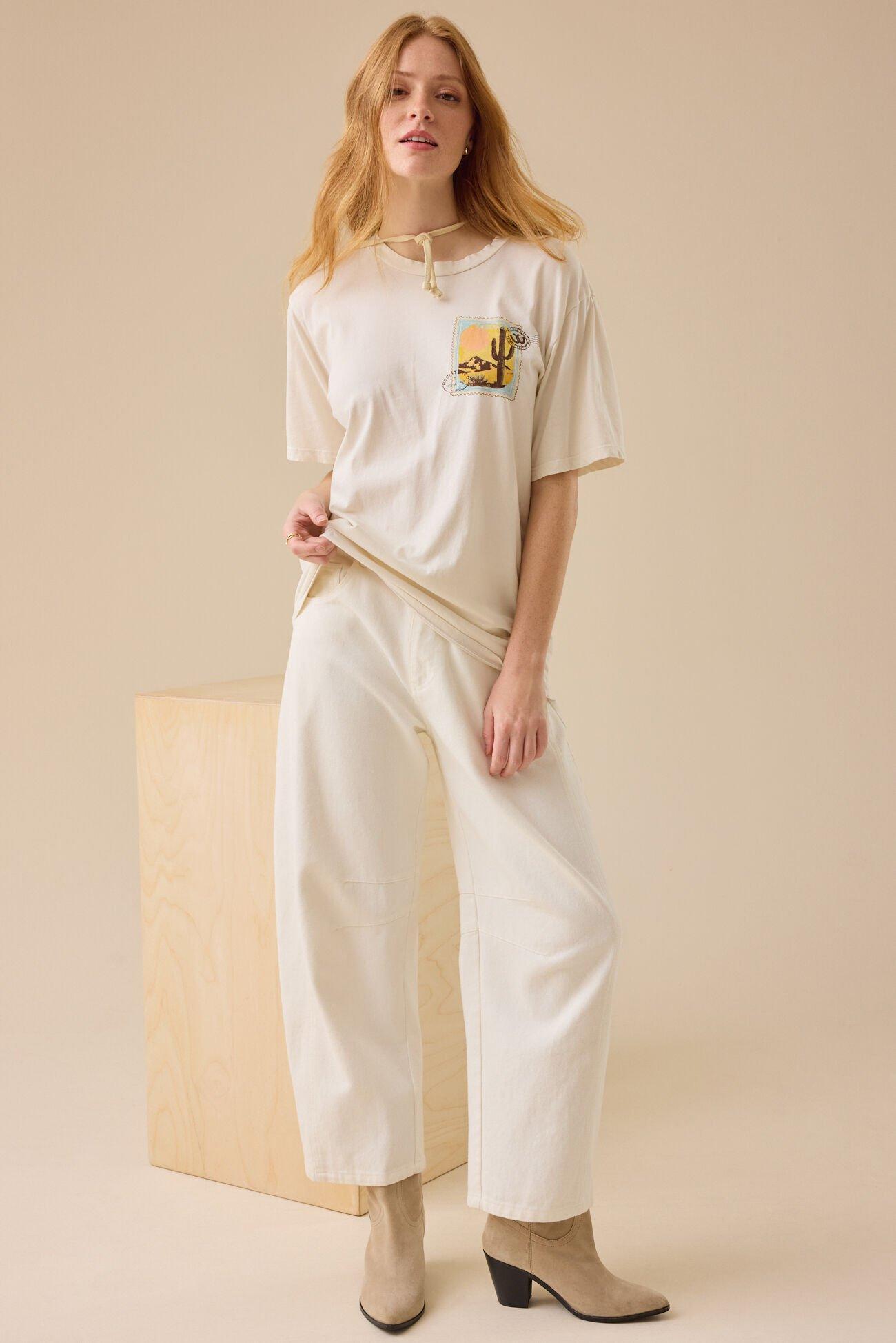 Postcard Oversized Graphic Tee Product Image