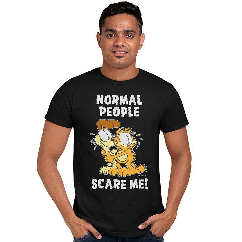 Mens Garfield Normal People Scare Me Tee Product Image