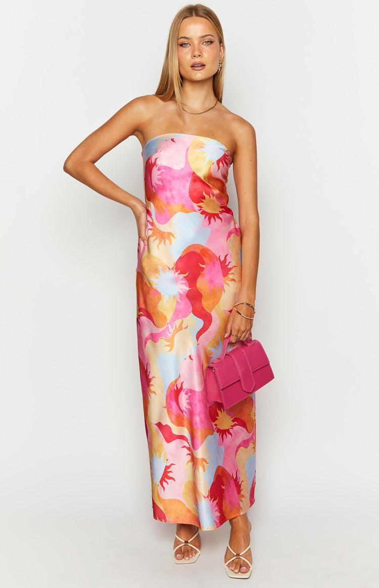 Damia Sun Print Maxi Dress Product Image