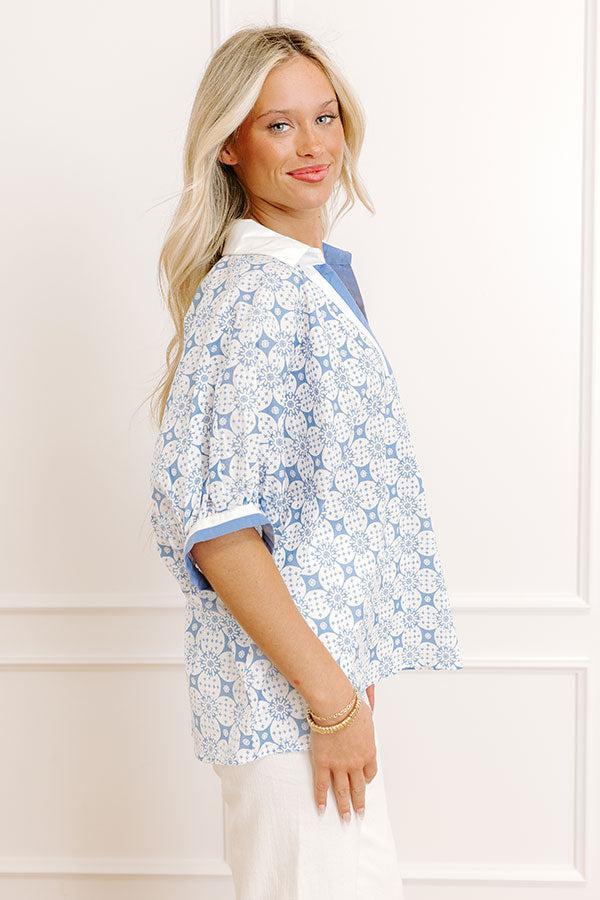 Graceful Smile Floral Top Product Image