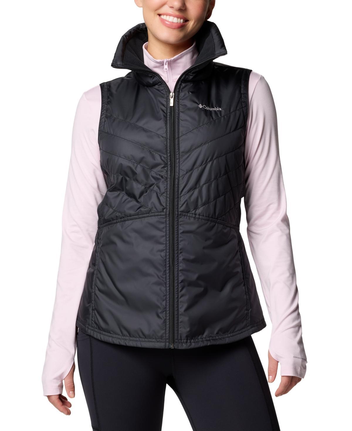 Womens Columbia Mix It Around Vest Dark Grey Product Image