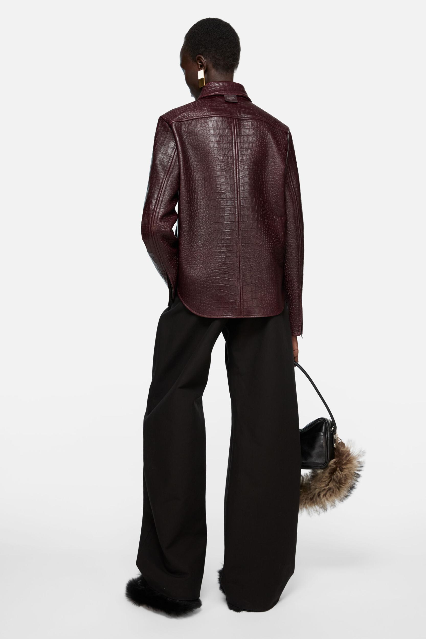 Tailored satin trousers Product Image