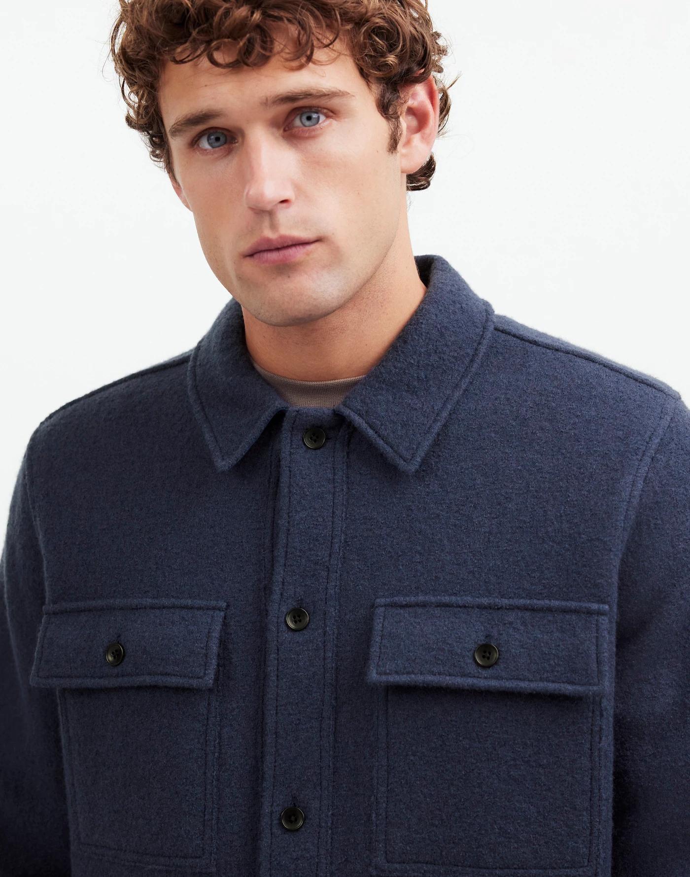 Boiled Wool Shirt-Jacket Product Image