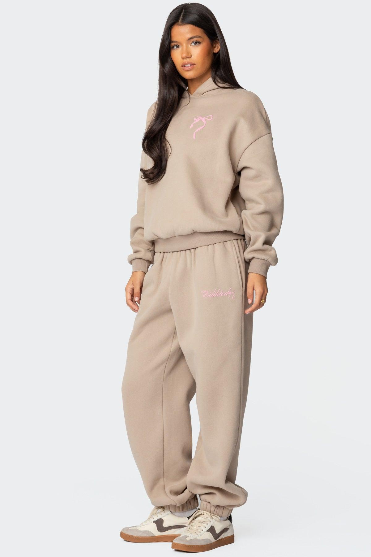 Sasha Bow Detail Sweatpants Product Image