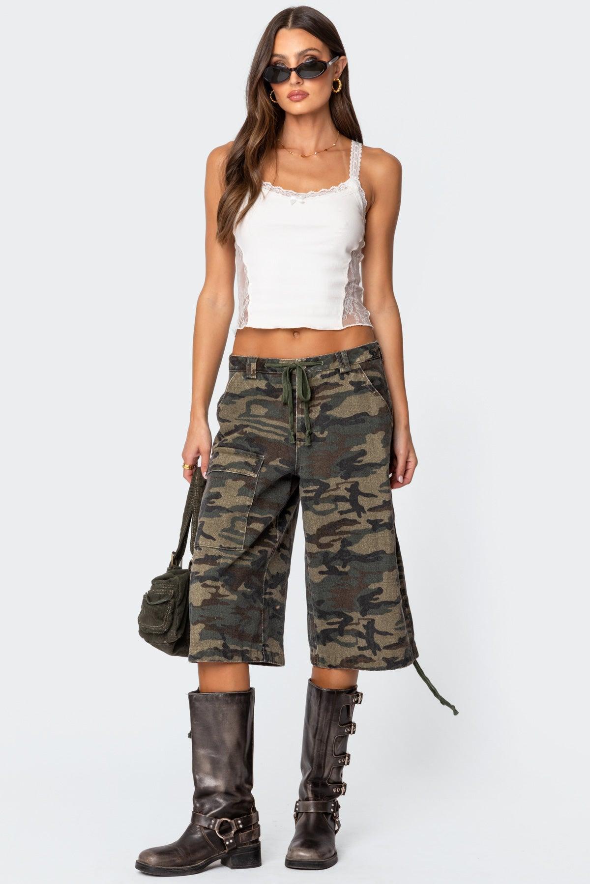 Lacey Paneled Tank Top Product Image