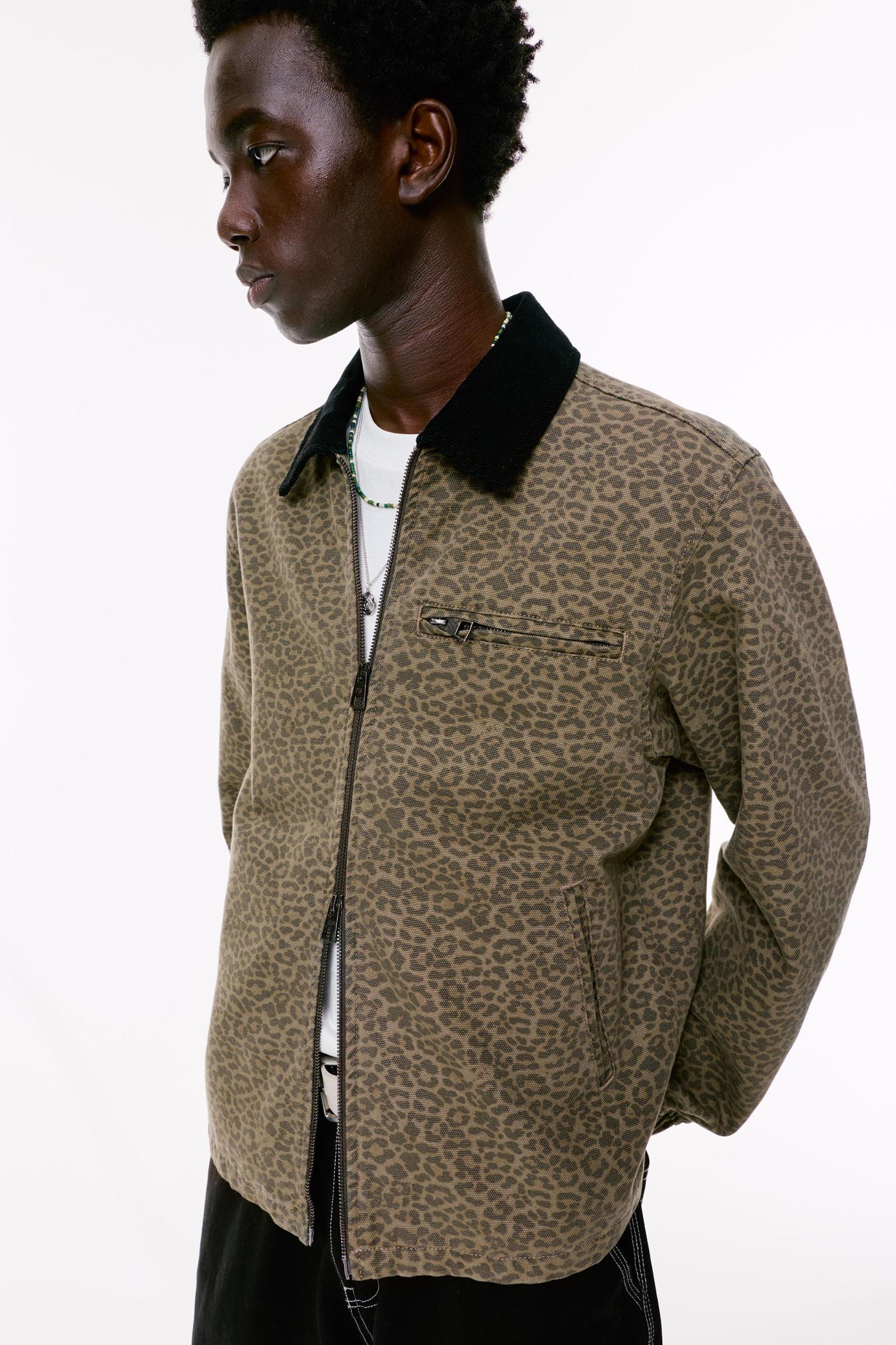 Jacket with corduroy collar Product Image