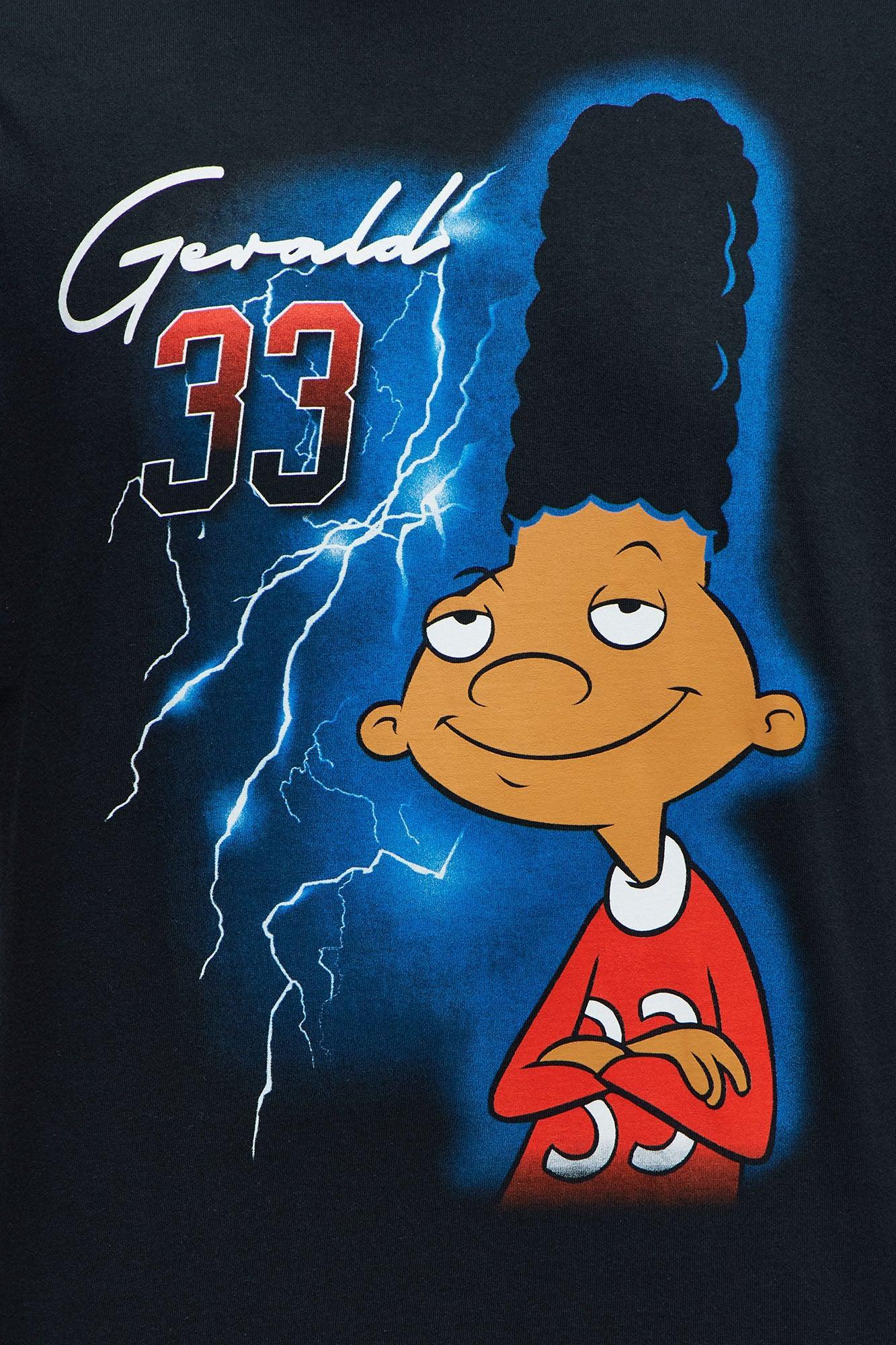 Hey Arnold Gerald 33 Short Sleeve Tee - Black Product Image