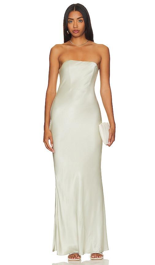 x REVOLVE Mikayla Gown Stone Cold Fox Product Image