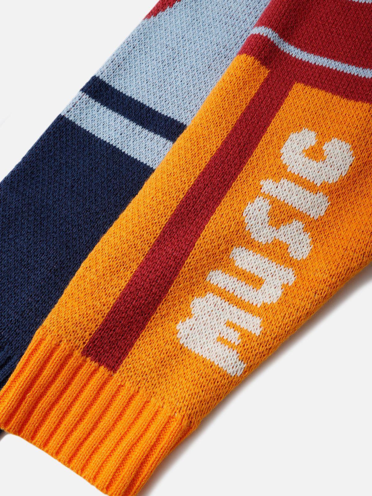 Aelfric Eden Color Blocking Stripe Sweater Female Product Image