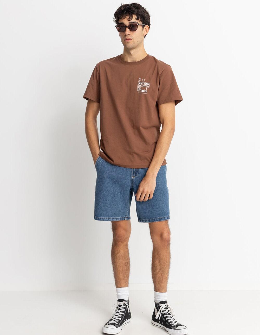 RHYTHM Lull Mens Tee - BROWN Product Image