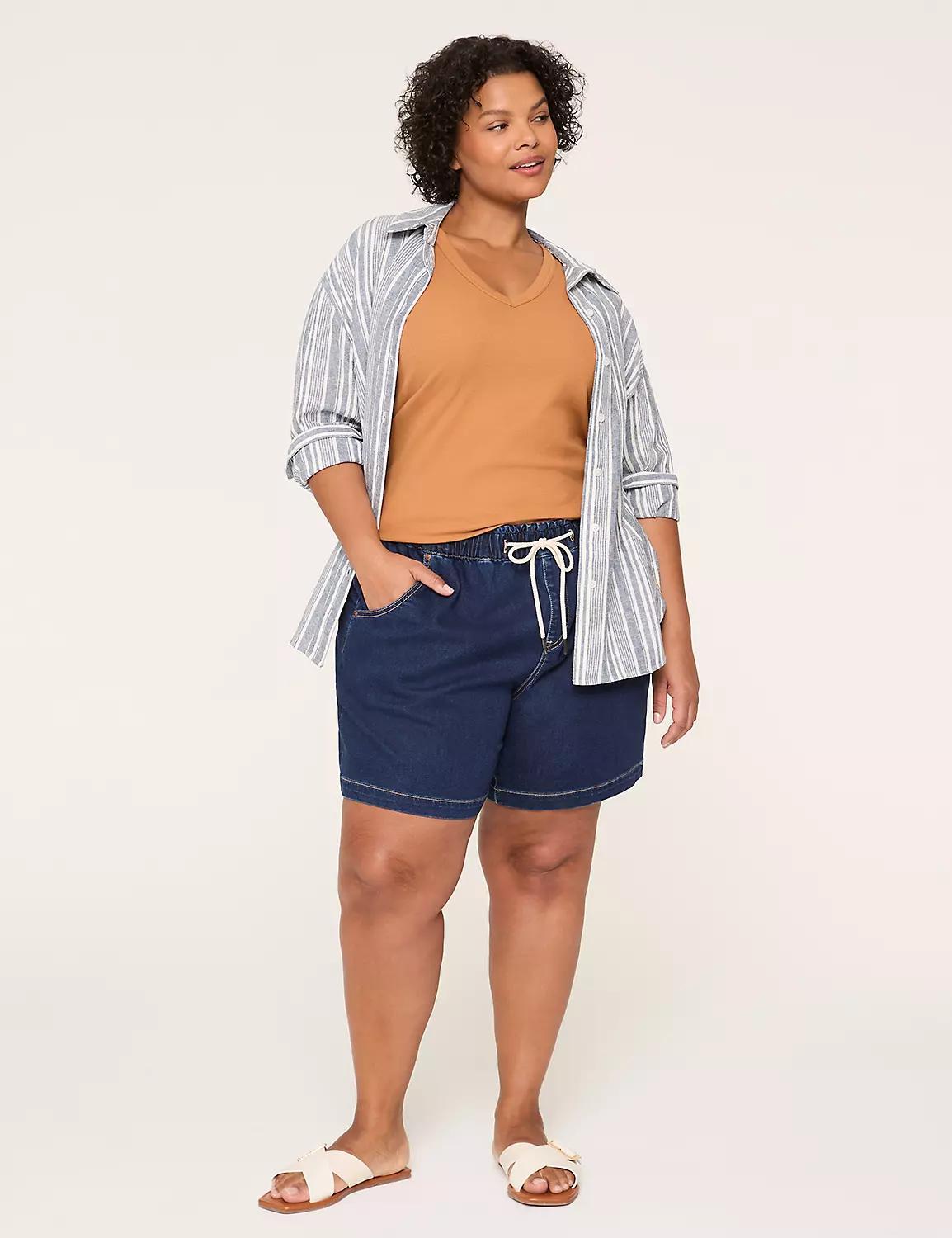 Rib V-Neck Tank Product Image