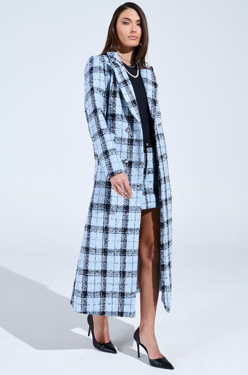 SMOOTH TRANSITION TWEED TRENCH Product Image