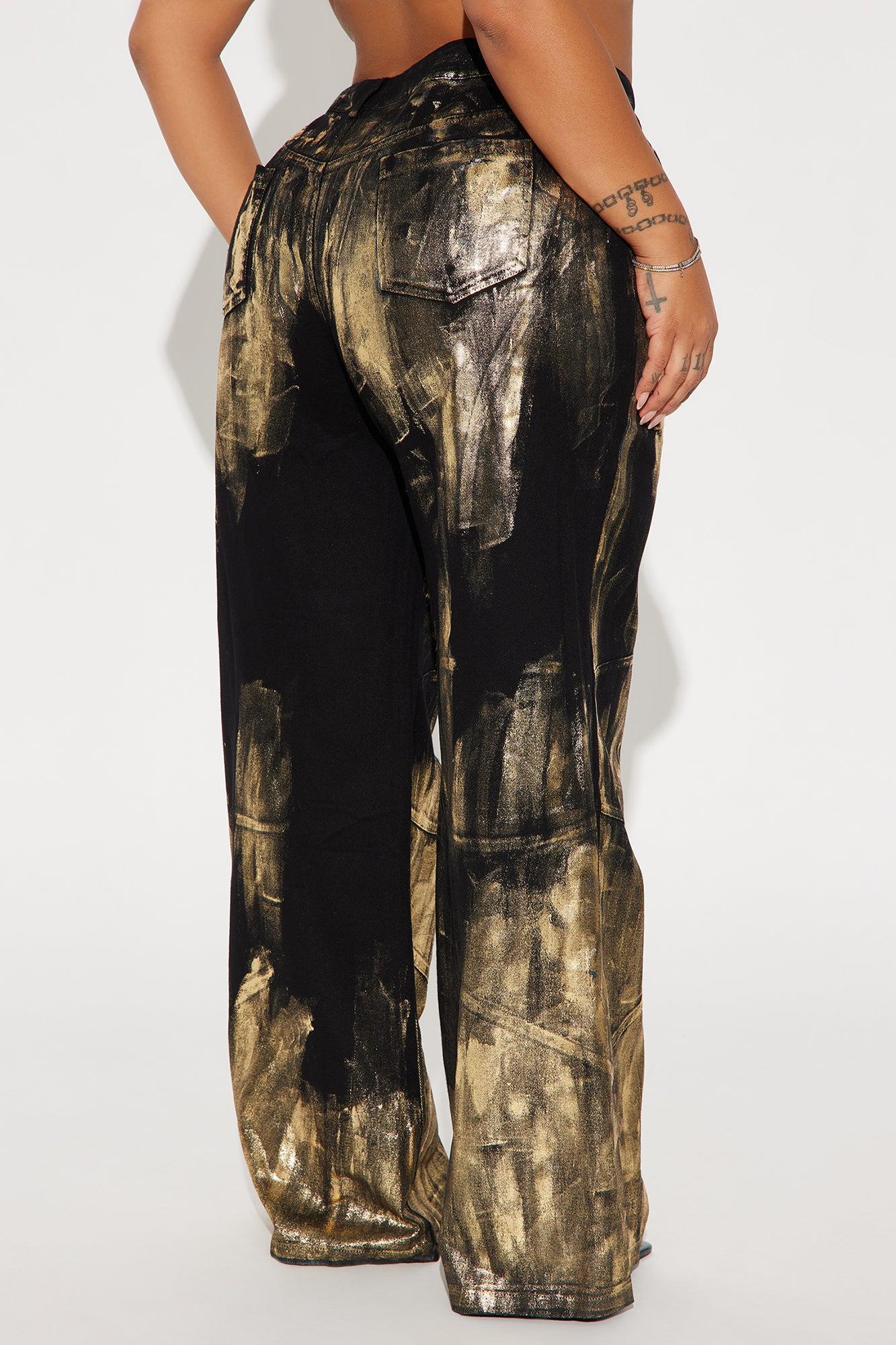 Midas Touch Wide Leg Pant - Black Product Image