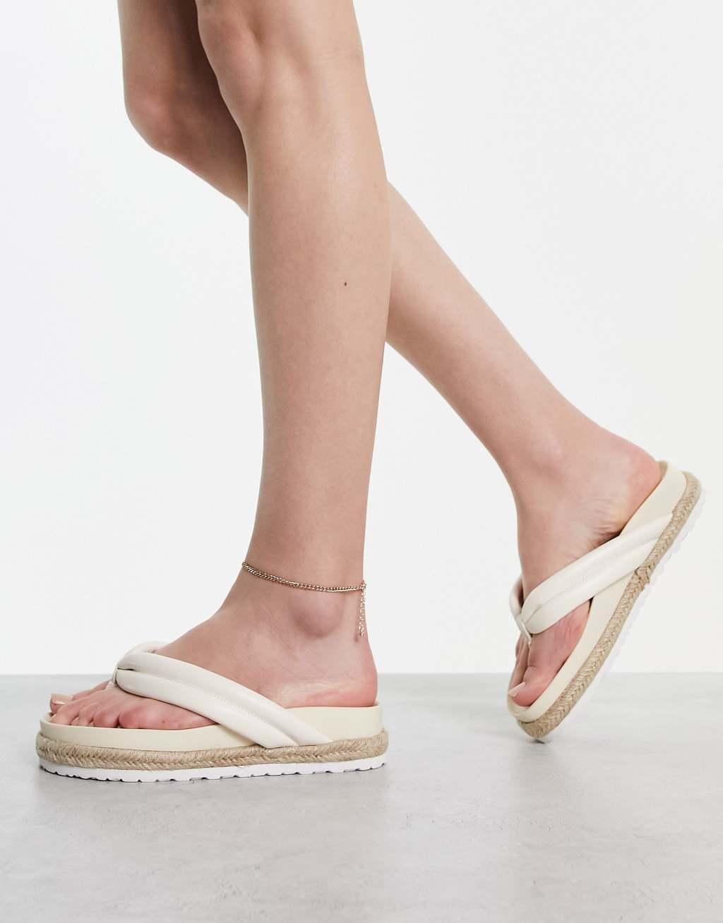 RAID Calvine espadrille toe post sandals Product Image