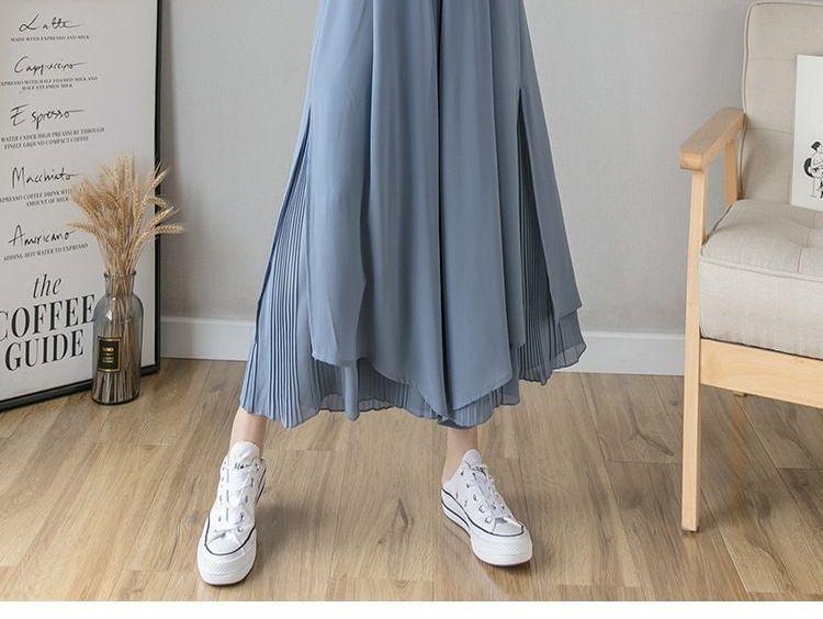 Cropped Wide-Leg Pants Product Image