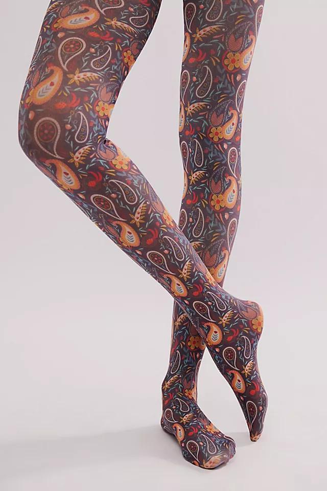 Moden Folk Floral Tights Product Image