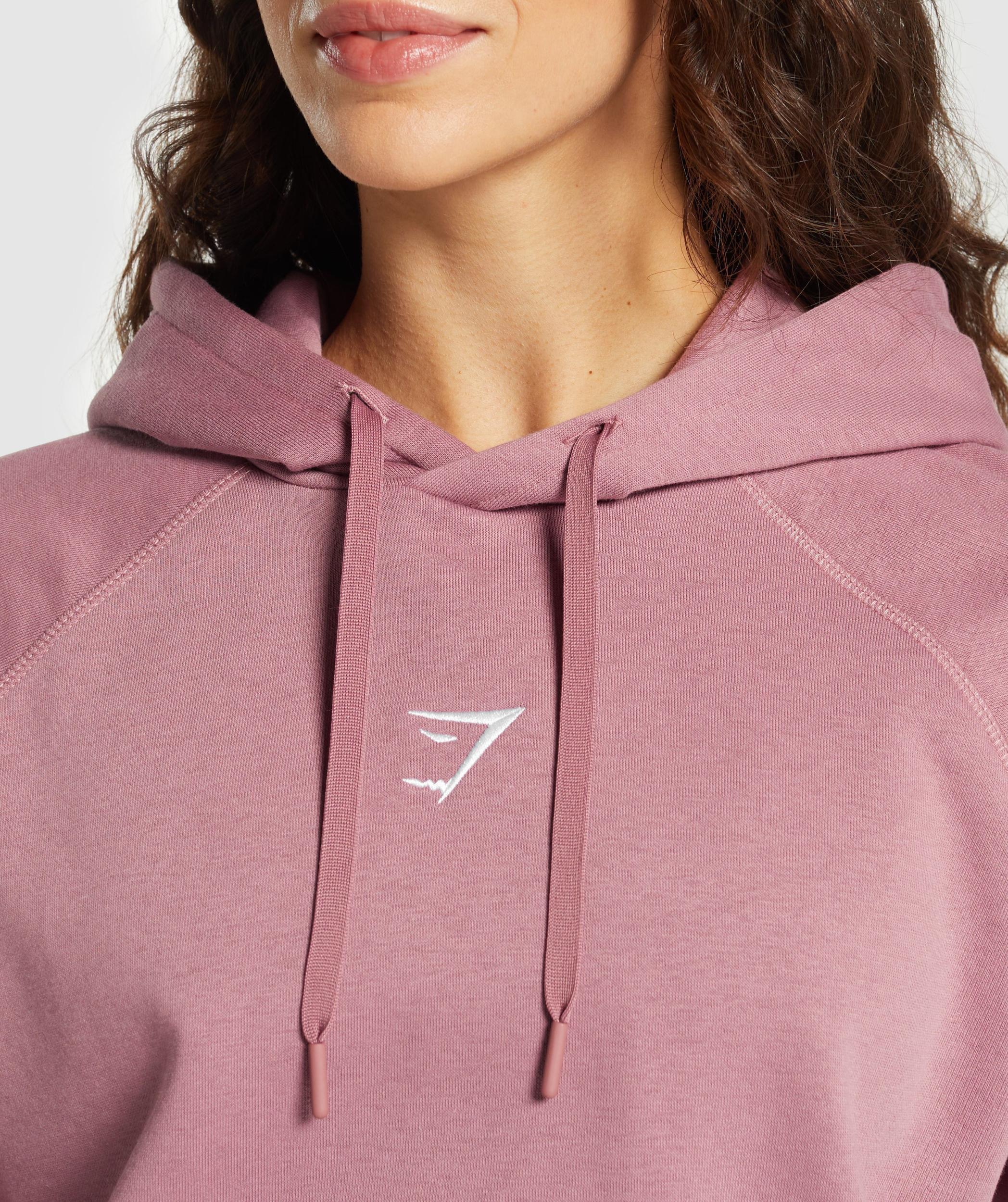 Gymshark Training Oversized Fleece Hoodie - Calm Pink Female Product Image