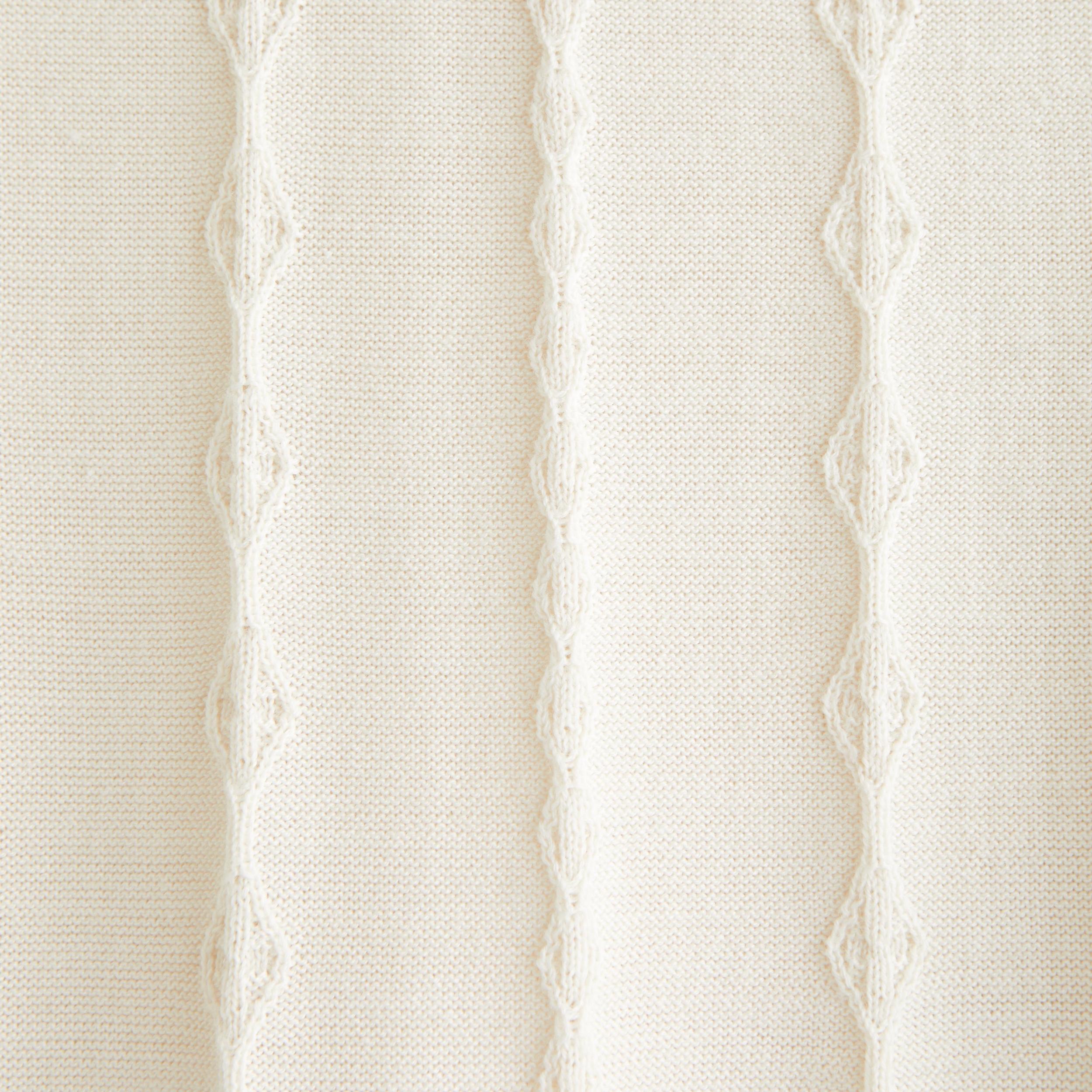 Merino Wool-Blend Stitch 3-Button Sweater Polo Product Image