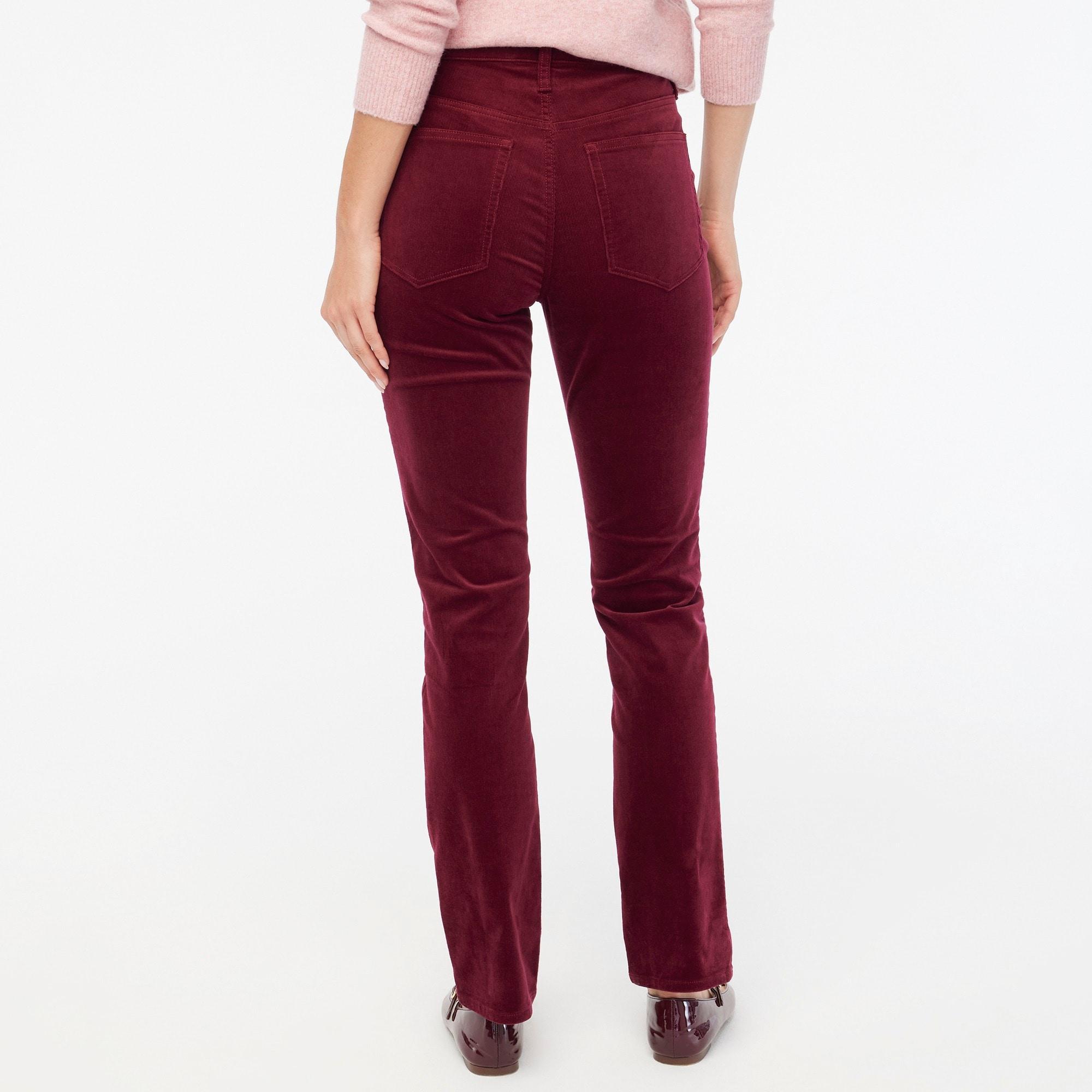 Corduroy full-length essential straight pant Product Image