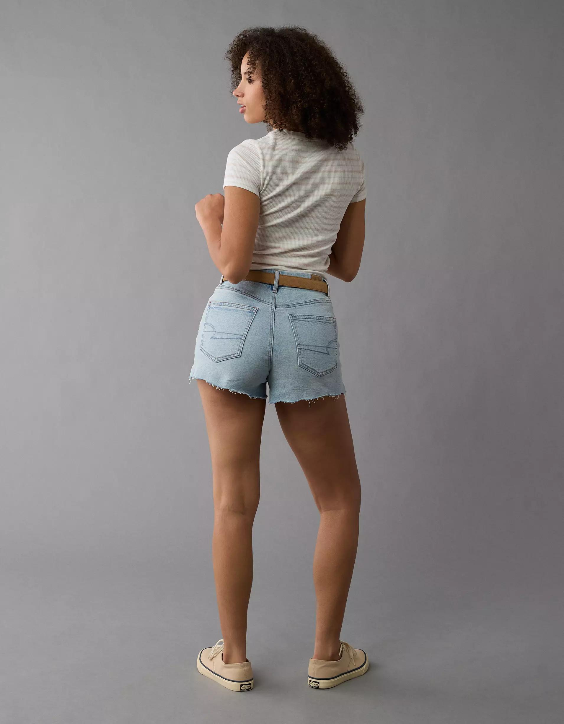 AE Strigid Curvy Super High-Waisted Relaxed Short Product Image