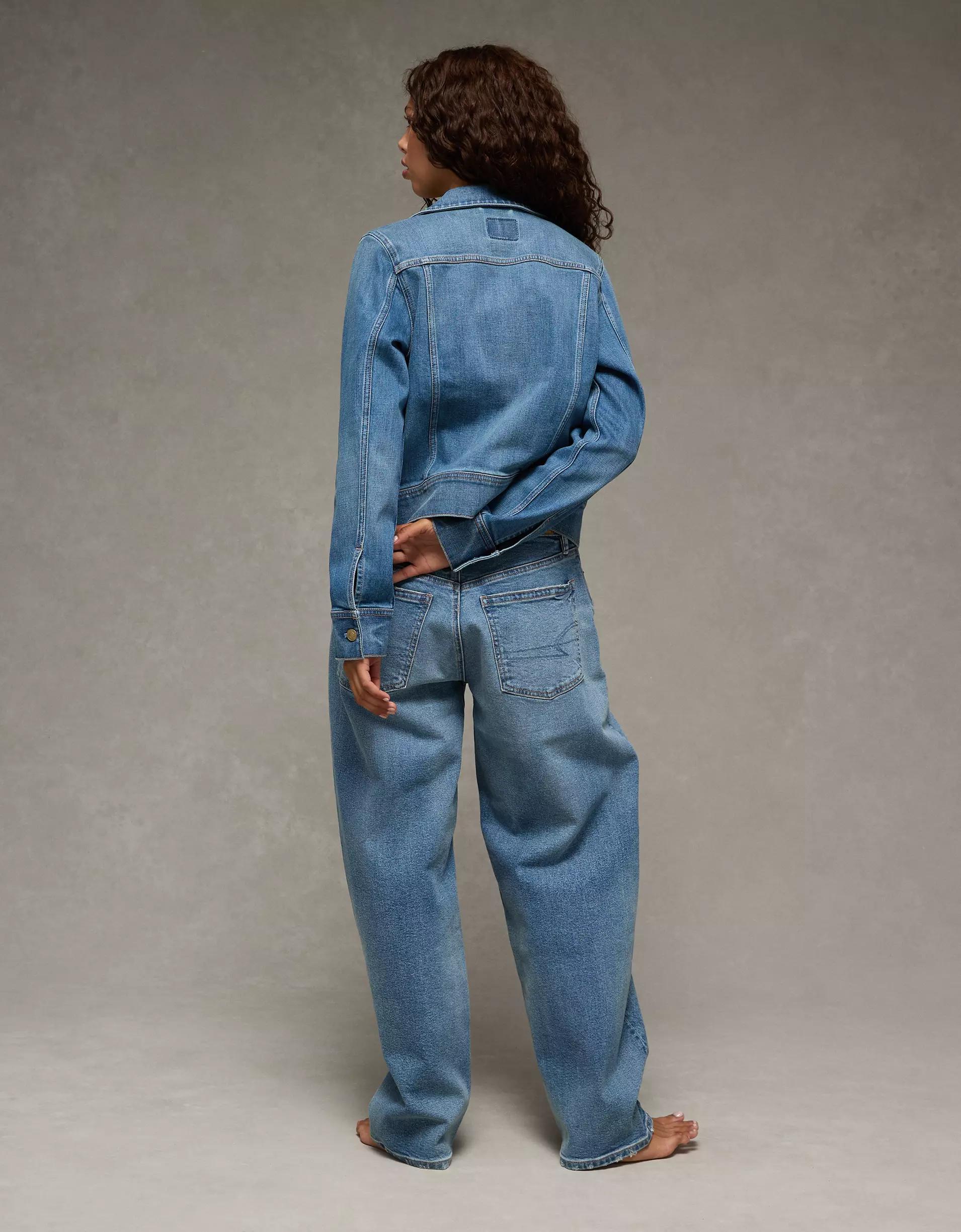 AE Preppy Denim Jacket Product Image