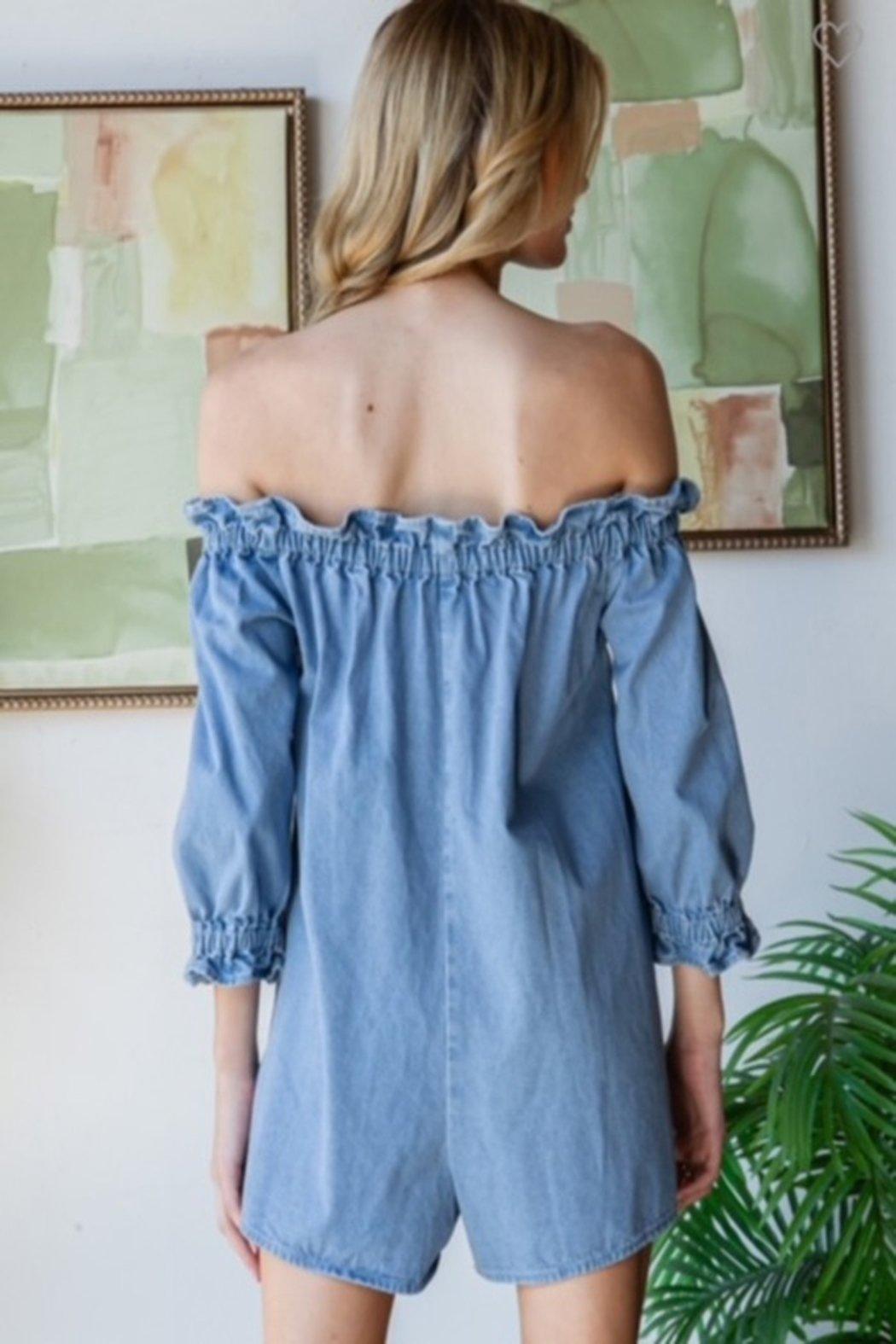 Off Shoulder Romper Product Image