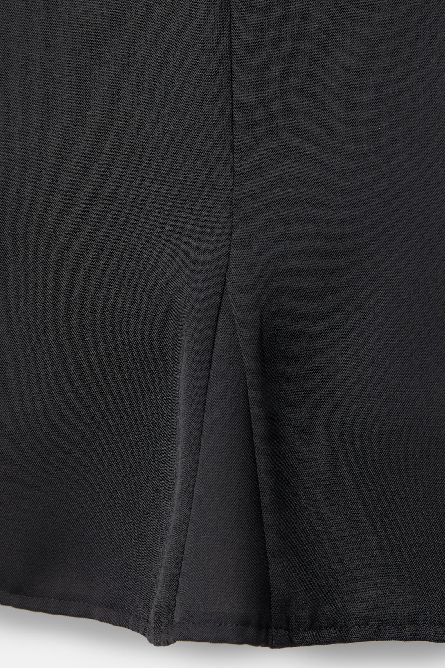 Flared godet mini skirt Product Image