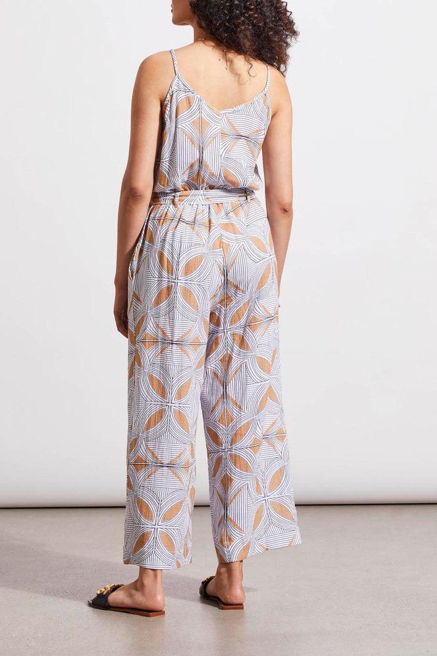 Button Front Jumpsuit- Caramel Product Image