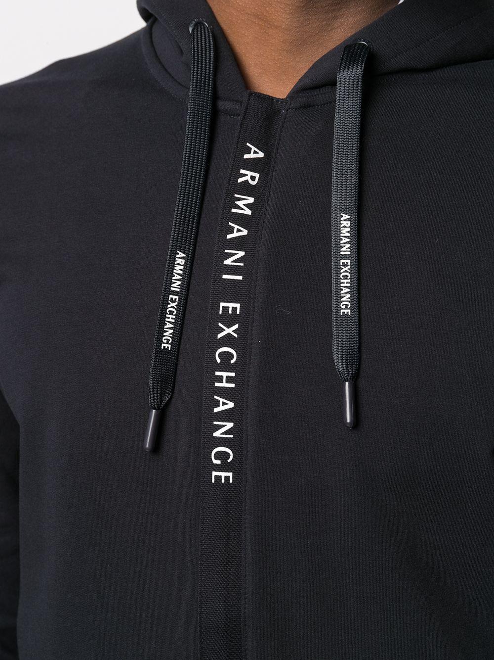logo-print zip-up hoodie Product Image