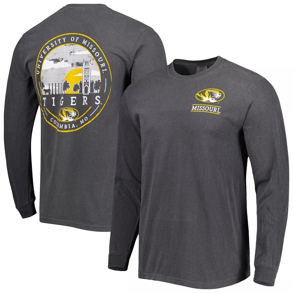 Men's Black Missouri Tigers Circle Campus Scene Long Sleeve T-Shirt, Size: Large Product Image