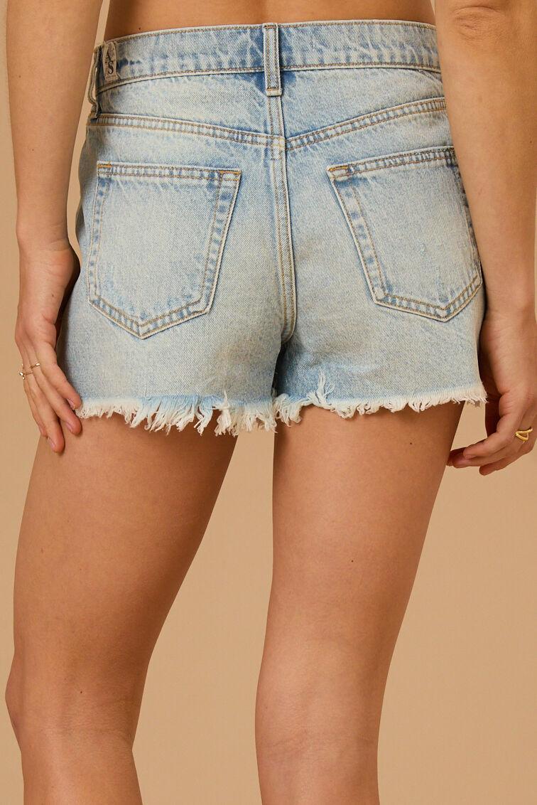 Hartley Distressed Denim Shorts Product Image