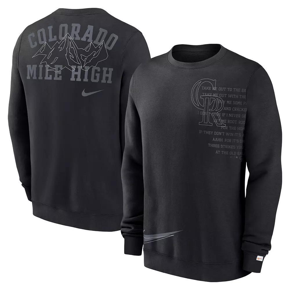 Mens Nike San Francisco Giants Statement Ball Game Fleece Pullover Sweatshirt Product Image