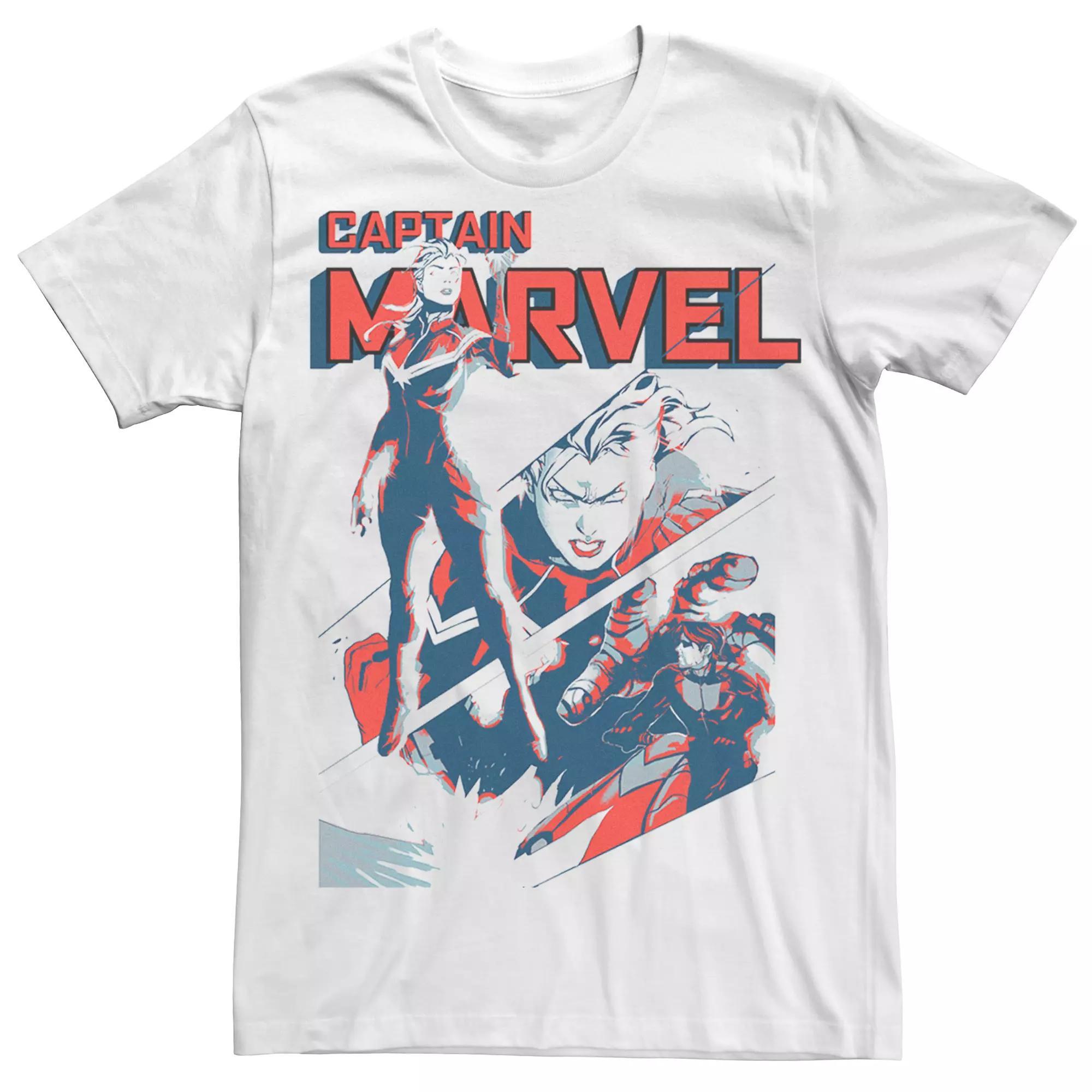 Men's Captain Marvel Retro Tee,  Product Image