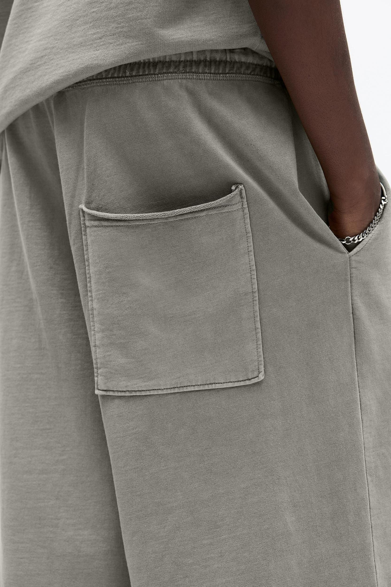 Baggy Bermuda sweat shorts Product Image