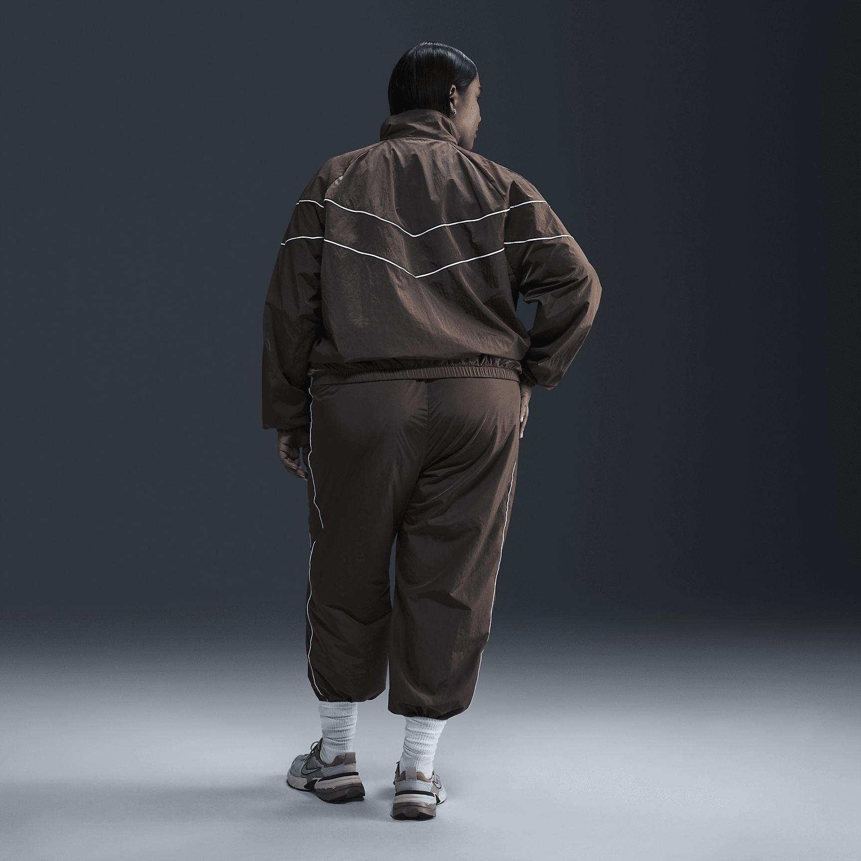 Nike Windrunner Women's High-Waisted Woven Open-Hem Pants (Plus Size) Product Image