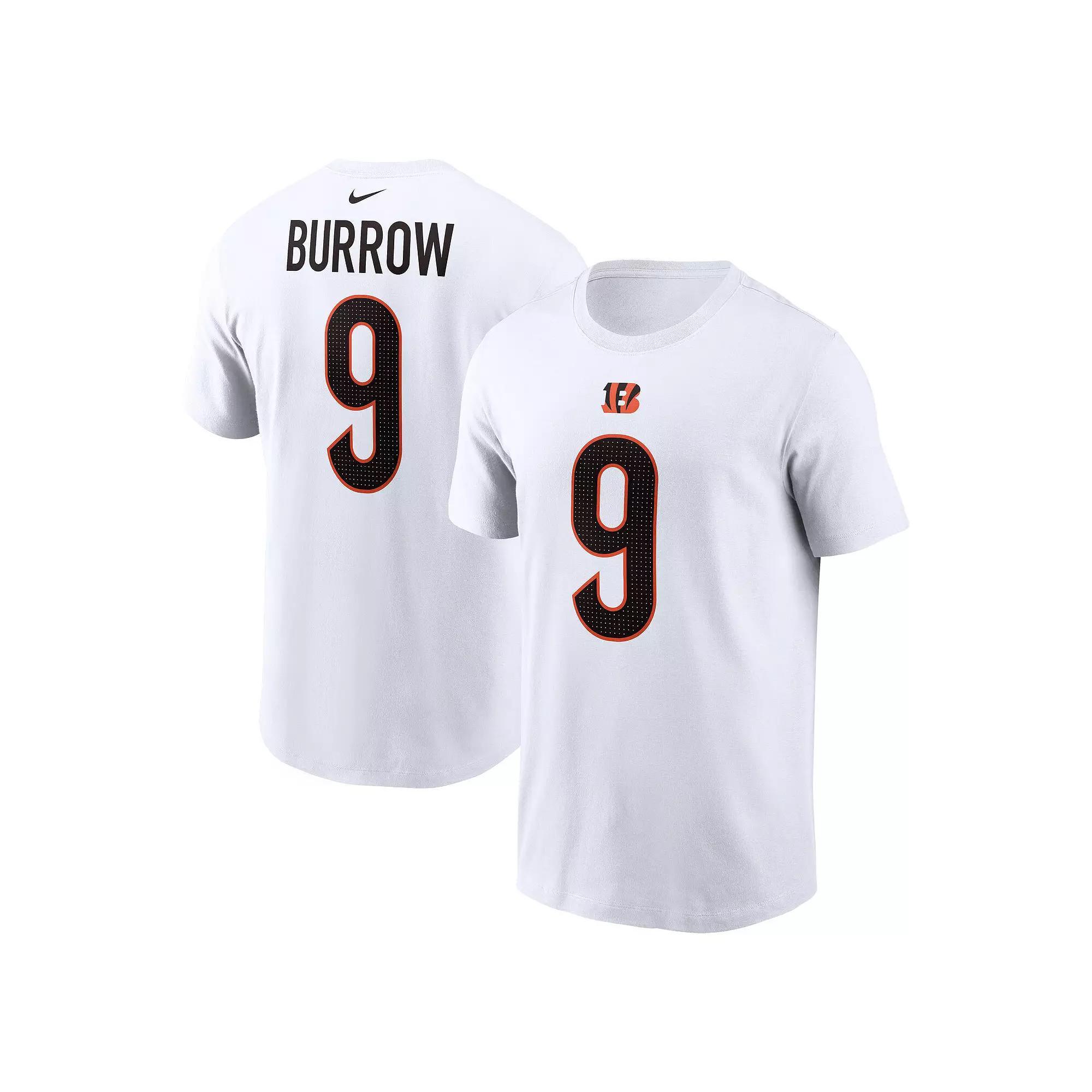 Men's Nike Joe Burrow White Cincinnati Bengals Player Name & Number T-Shirt,  Product Image