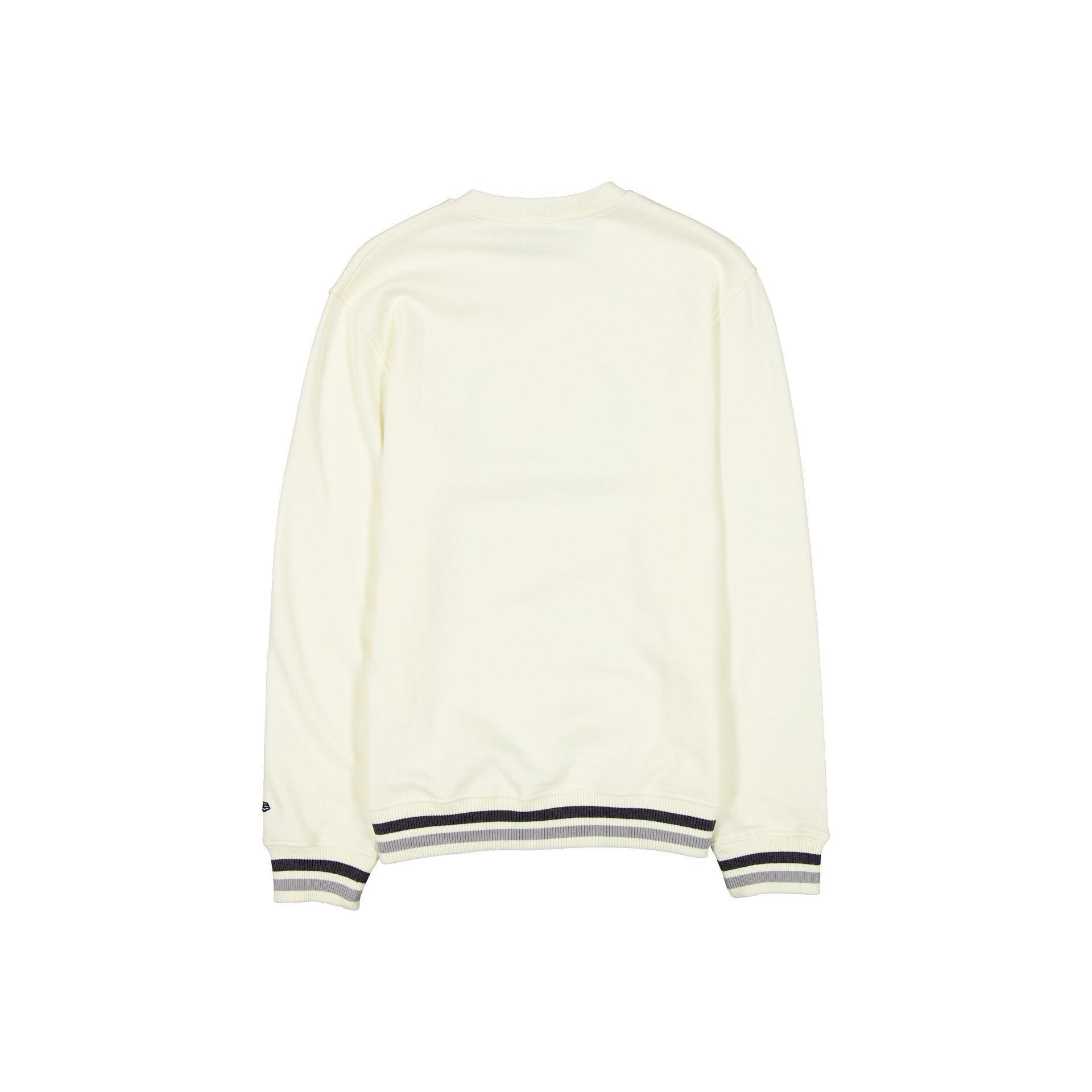 Los Angeles Dodgers Throwback Chrome White Crewneck Male Product Image