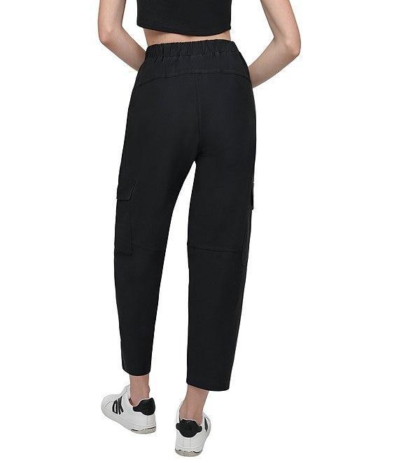 DKNY Sport by Donna Karen Knit Canvas Cargo Ankle Pant Product Image