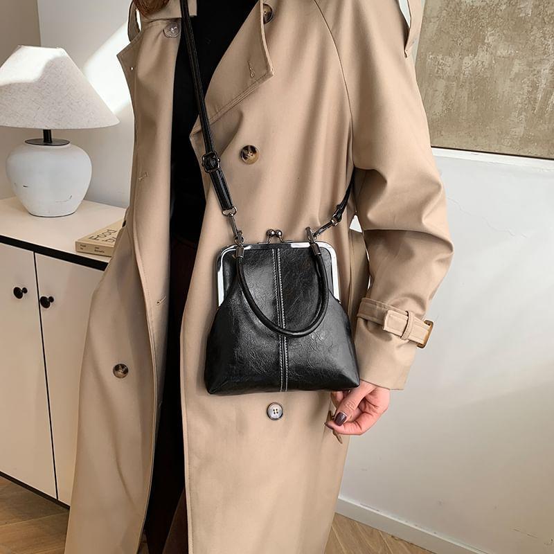 Faux Leather Crossbody Bag Product Image