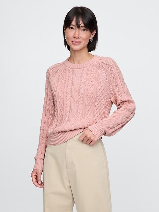 Classic Cable-Knit Sweater Product Image