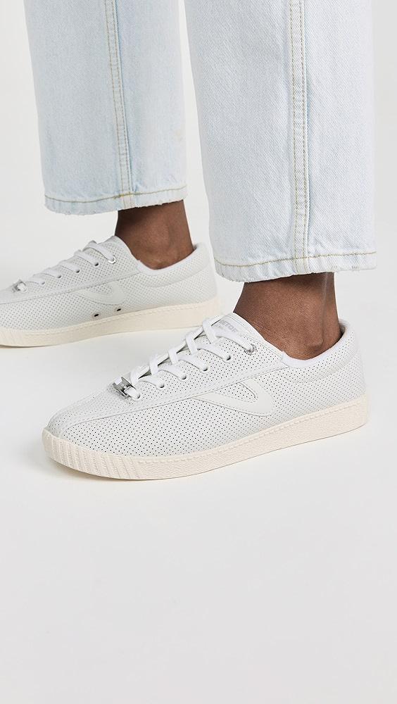 Tretorn Tretorn Nylite Elite Plus Perforated Leather Sneakers | Shopbop Product Image