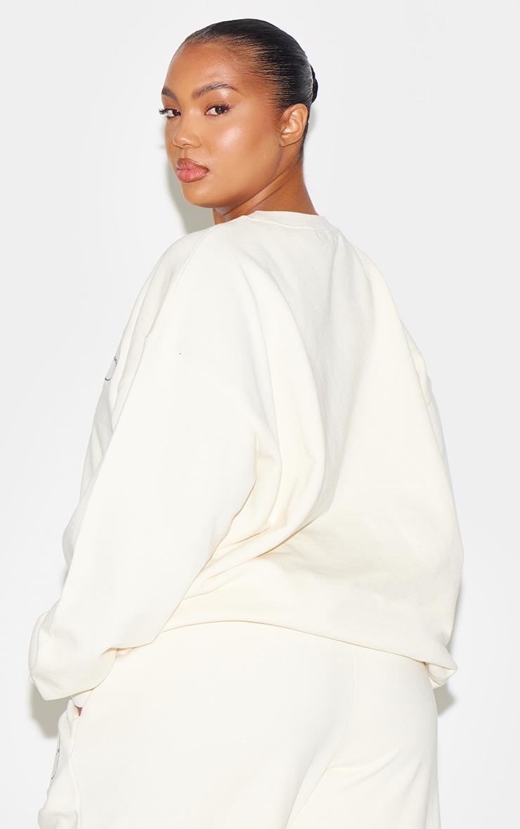  Cream Circle Wellness Premium Print Straight Leg Sweatpants Product Image