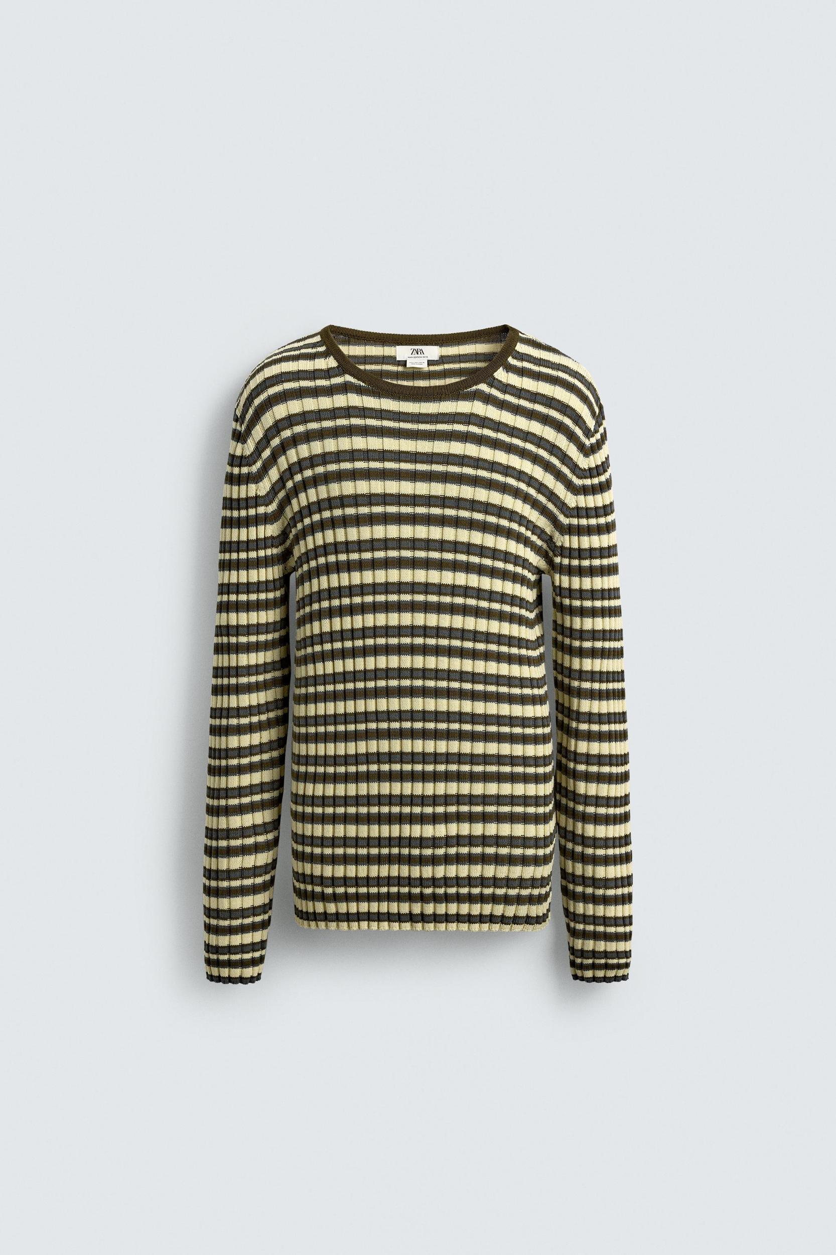 STRIPED JACQUARD SWEATER Product Image